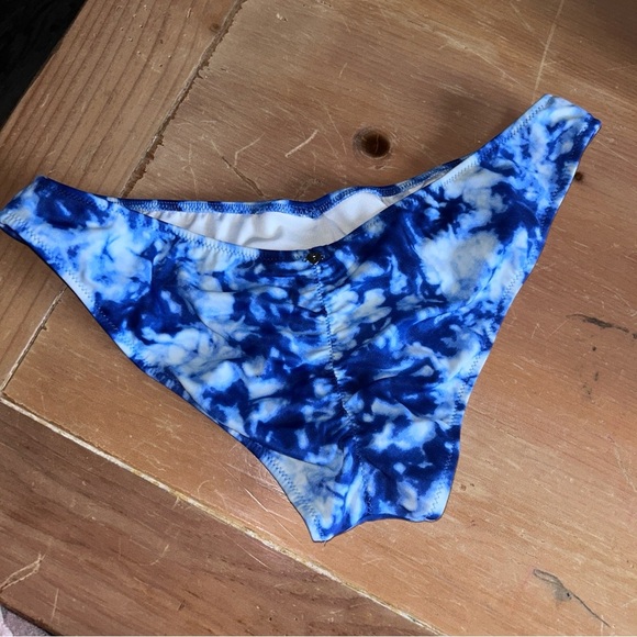 Victoria's Secret Blue Tie-Dye Bikini Bottom - Picture 2 of 4